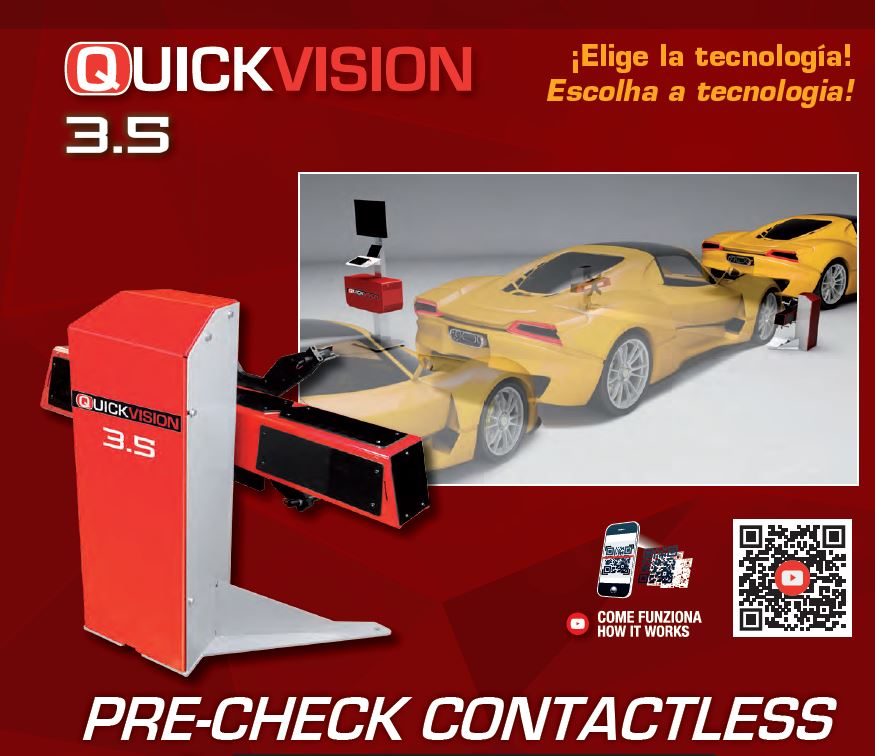 Quickvision 3.5, el Pre-Check Alineador de Rodes de Mondolfo Ferro