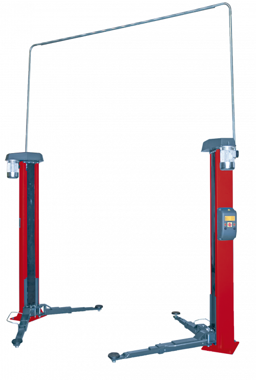 TITAN P 240 N EC – Elevador 2 columnas sin base, electromecánico, 4 T – Mondolfo Ferro